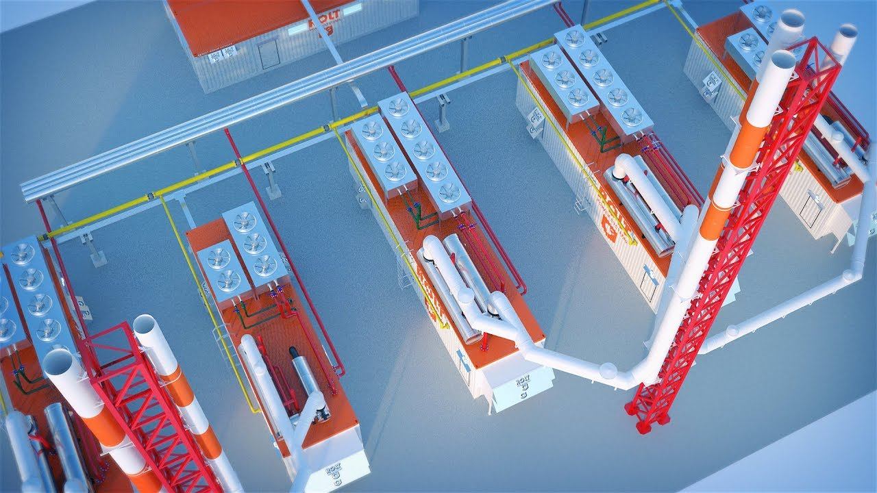 Газопоршневой генератор MTU 2500. Пакетирование ROLT Group